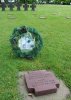 Tombe décorée par des descendants d'un soldat.